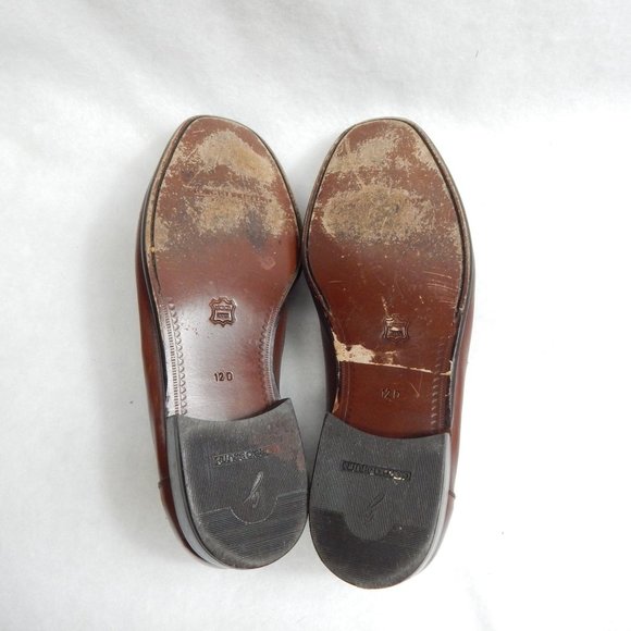 Giorgio Brutini Mens Brown Woven Leather Loafers With Tassels Size 12 D main image 8